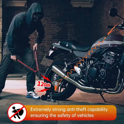 Antivol bloque-disque moto avec alarme
