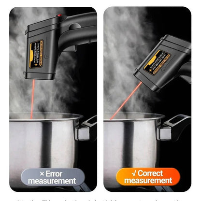 Pistolet thermomètre infrarouge numérique sans contact précis