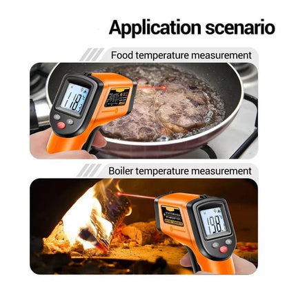 Pistolet thermomètre infrarouge numérique sans contact précis