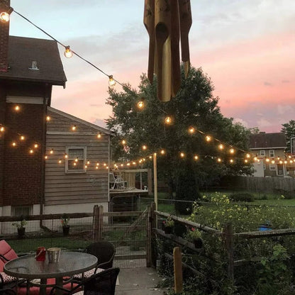 Guirlande lumineuse solaire colorée pour patio