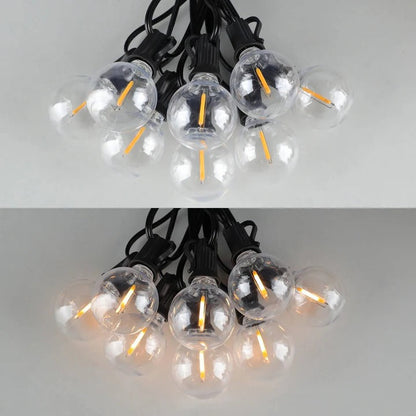 Guirlande lumineuse solaire colorée pour patio
