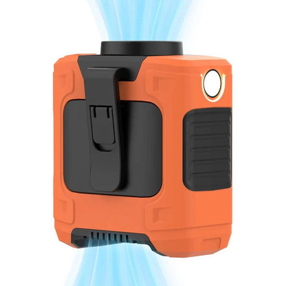 Ventilateur clip rechargeable compact avec 3 vitesses et LED