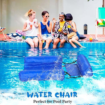 Flotteur de piscine confortable avec dossier et porte-gobelet