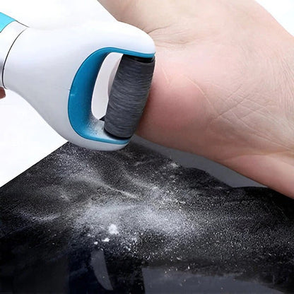 Éliminateur de callosités facile pour les pieds avec tête rotative douce