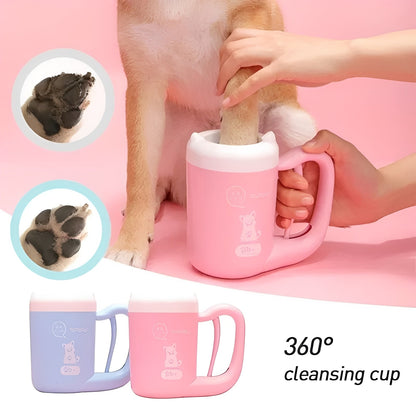 Lave-patte Easy Clean pour chien avec poils doux
