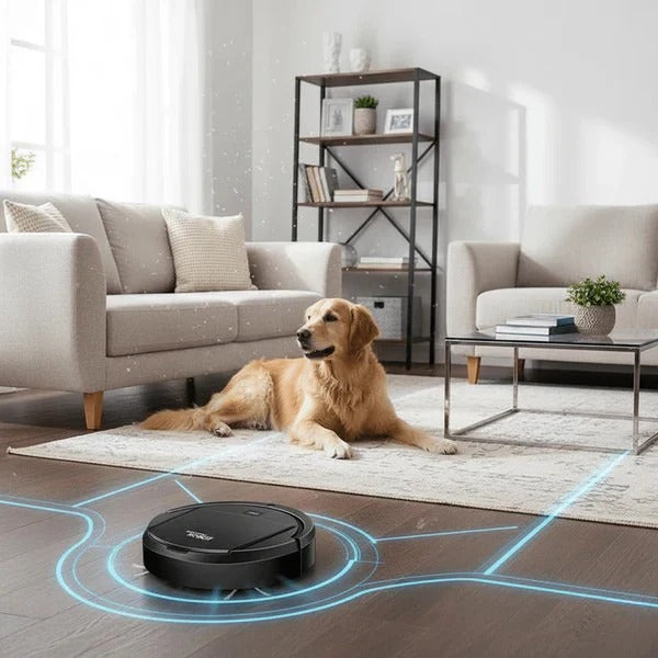 Aspirateur automatique pour poils d'animaux avec filtre HEPA