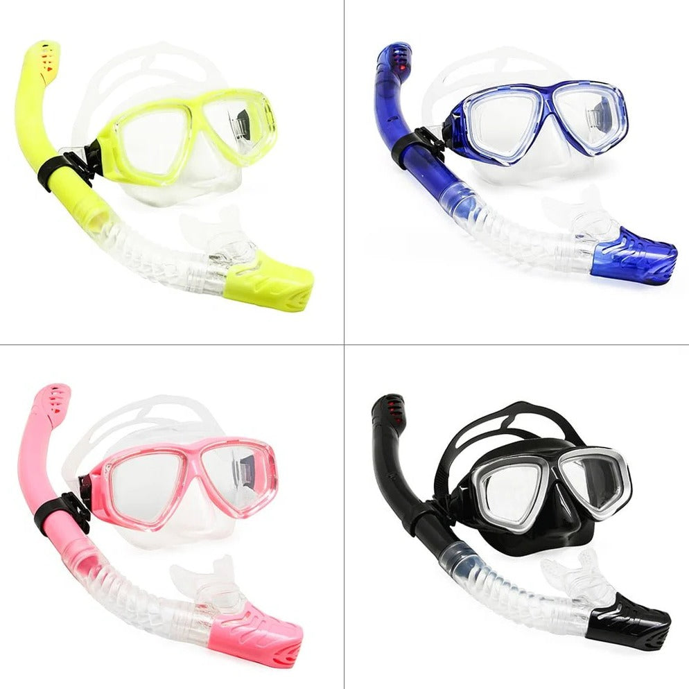Masque de plongée durable avec sangle en caoutchouc souple
