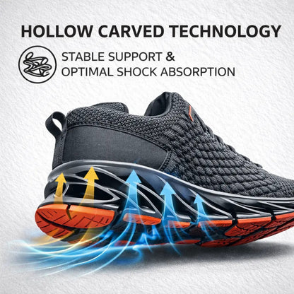 Chaussures de course confortables pour hommes avec soutien de la voûte plantaire