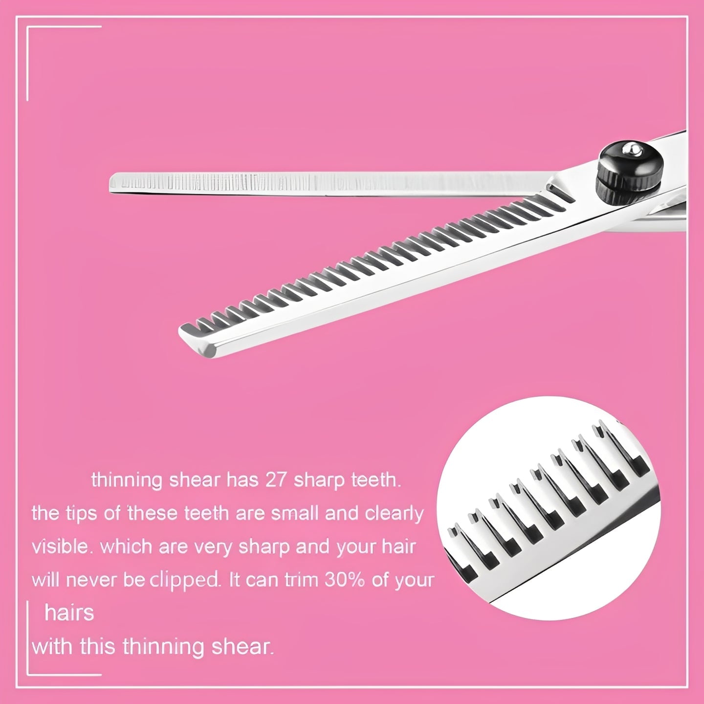 Kit de coupe de cheveux Premium avec ciseaux sculpteurs et accessoires