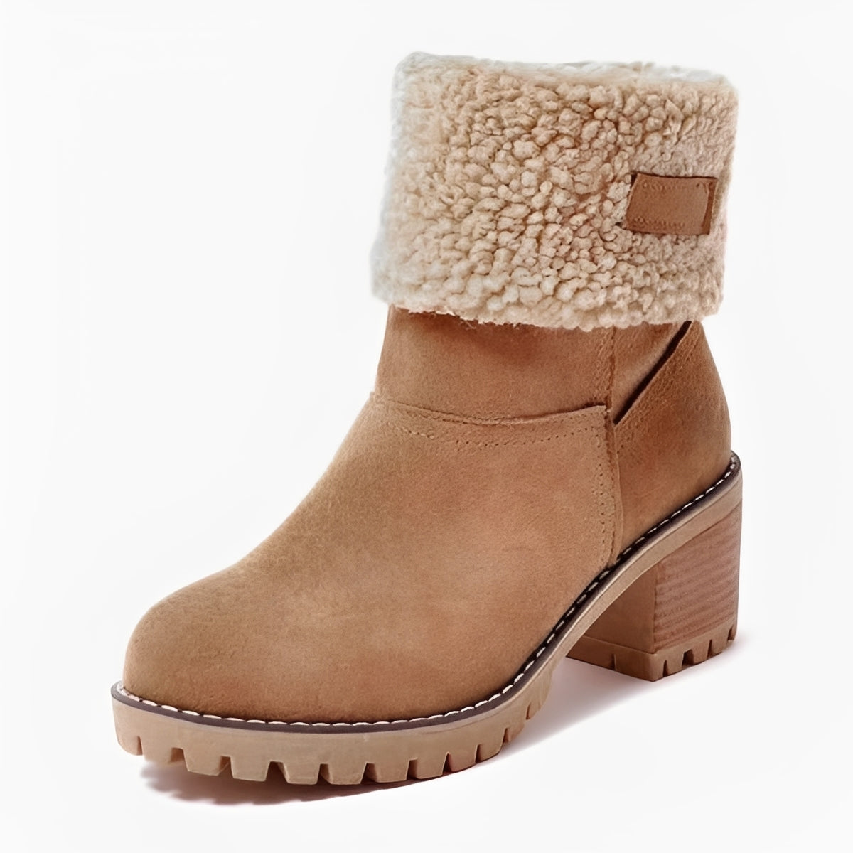Chelsea Boots à Talon Épais pour Femme