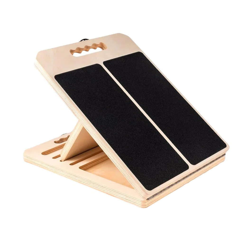 Multi Angle Folding Wood Incline Stretching Board - Ortekor