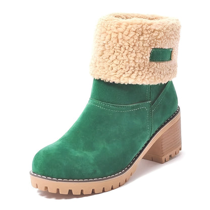 Chelsea Boots à Talon Épais pour Femme