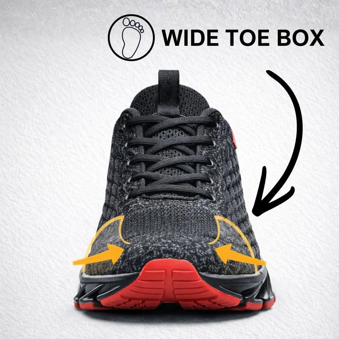 Chaussures de course confortables pour hommes avec soutien de la voûte plantaire