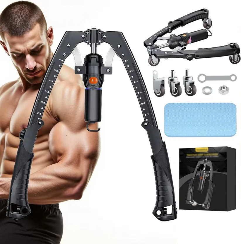 Appareil de musculation pour bras compact à résistance réglable