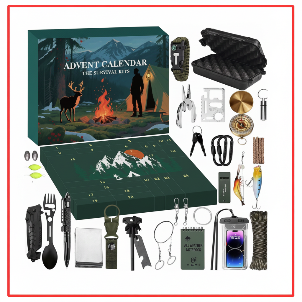 GEARQUEST – Calendrier de l'Avent d'outils de plein air pour des fêtes aventureuses