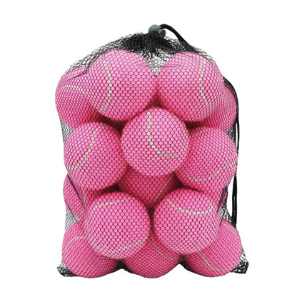 Balles de tennis de qualité supérieure, lot de 20 avec filet de transport