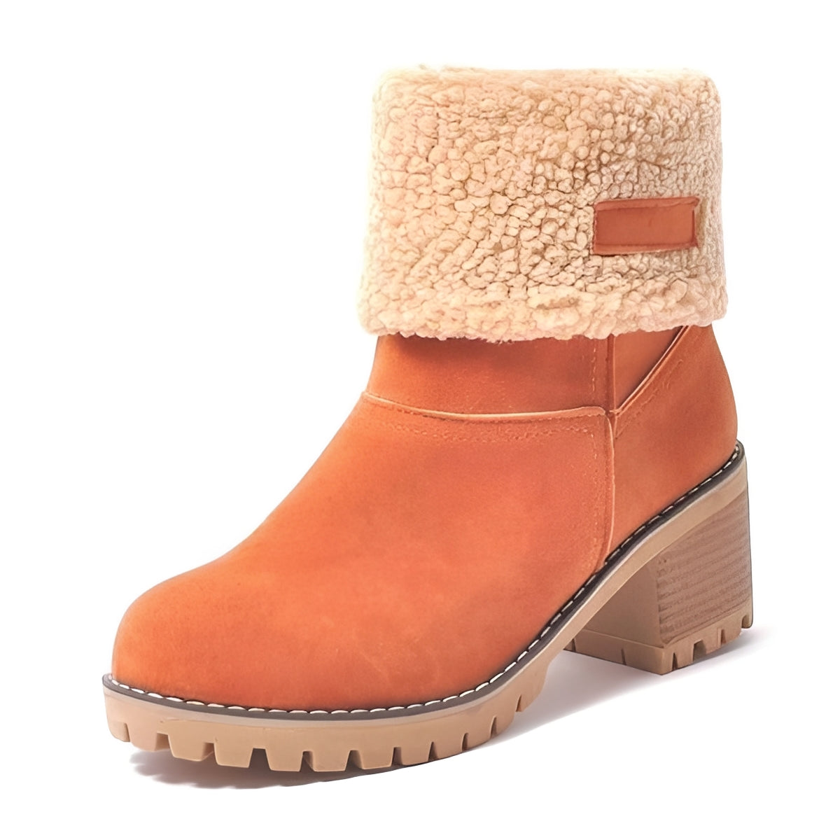 Chelsea Boots à Talon Épais pour Femme