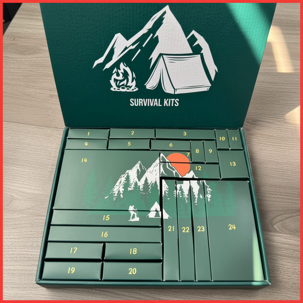 GEARQUEST – Calendrier de l'Avent d'outils de plein air pour des fêtes aventureuses