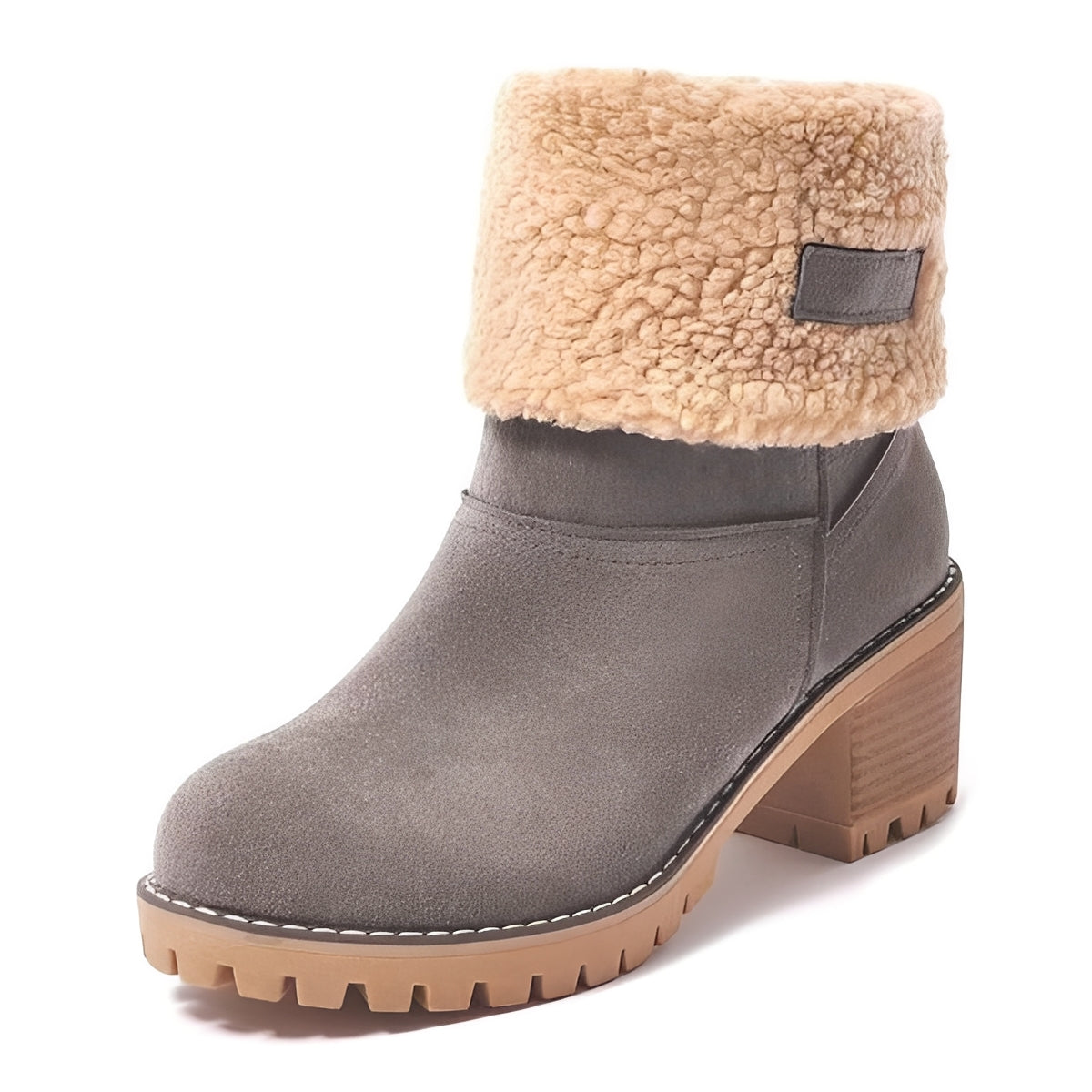 Chelsea Boots à Talon Épais pour Femme