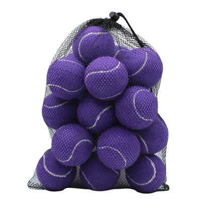 Balles de tennis de qualité supérieure, lot de 20 avec filet de transport