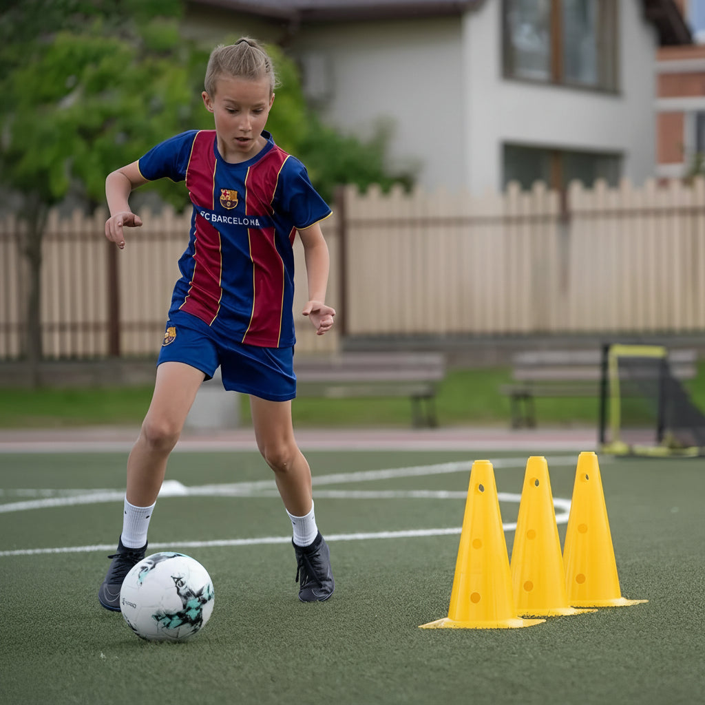 Tapis d'entraînement de football professionnel avec vidéos de coaching en ligne