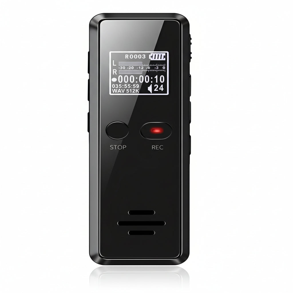 Portable Voice Recorder with Automatic Save - Ortekor