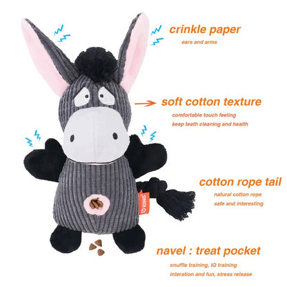 Peluche douce et camarade de jeu durable