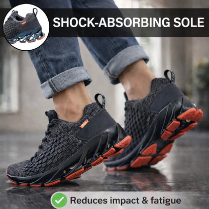 Chaussures de course confortables pour hommes avec soutien de la voûte plantaire