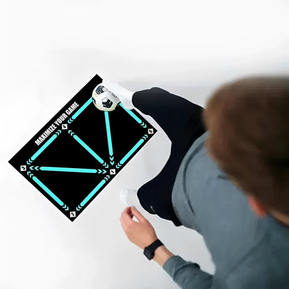 Tapis d'entraînement de football professionnel avec vidéos de coaching en ligne