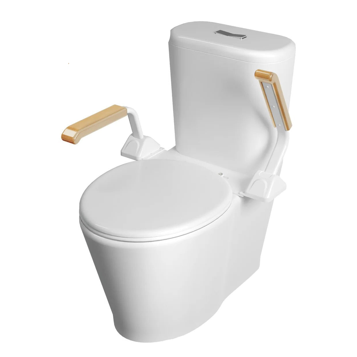 Barre d'appui de salle de bain robuste avec poignées de soutien