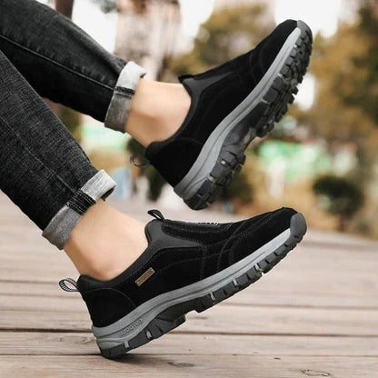 Chaussures de marche à soutien de la voûte plantaire pour hommes