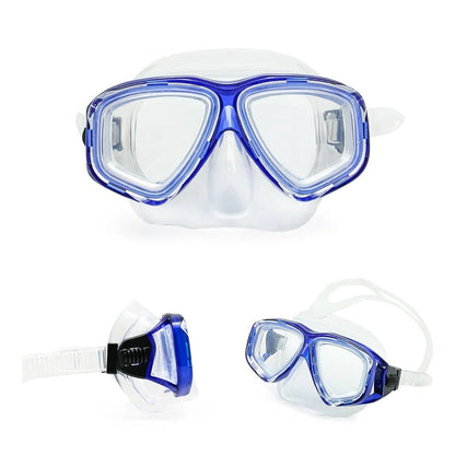 Masque de plongée durable avec sangle en caoutchouc souple