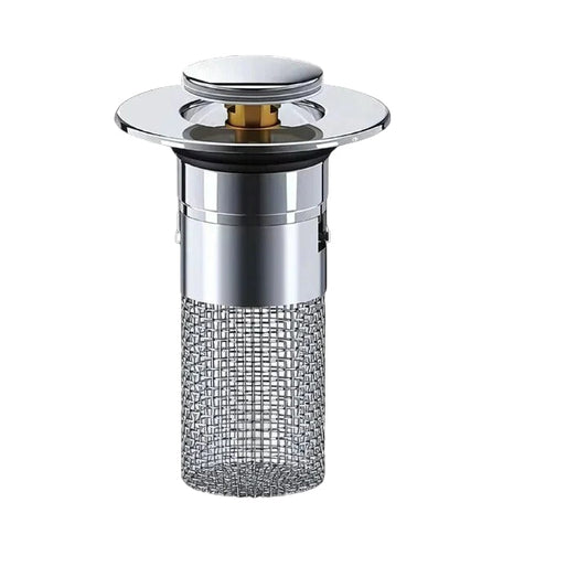 Easy Install Sink Plug with Soft Seal and Strainer - Ortekor