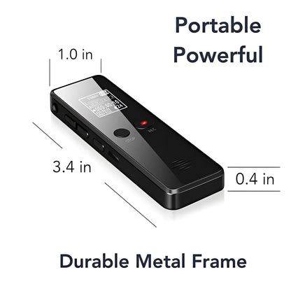 Enregistreur vocal portable avec sauvegarde automatique