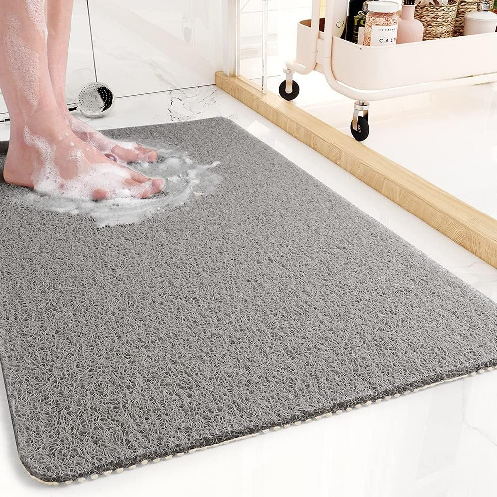 Tapis de douche antidérapant avec surface en caoutchouc souple