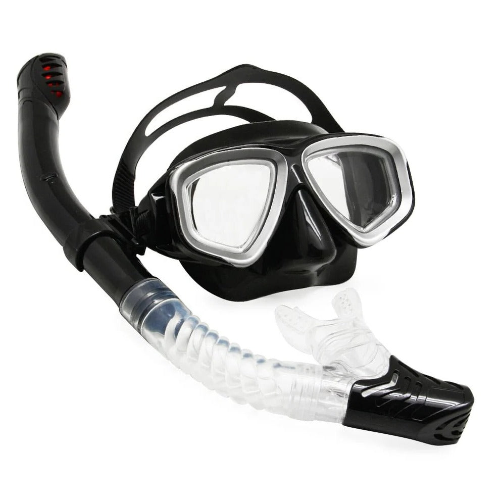 Masque de plongée durable avec sangle en caoutchouc souple