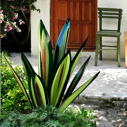 Décoration de jardin rustique en métal pour plantes grasses pour la maison