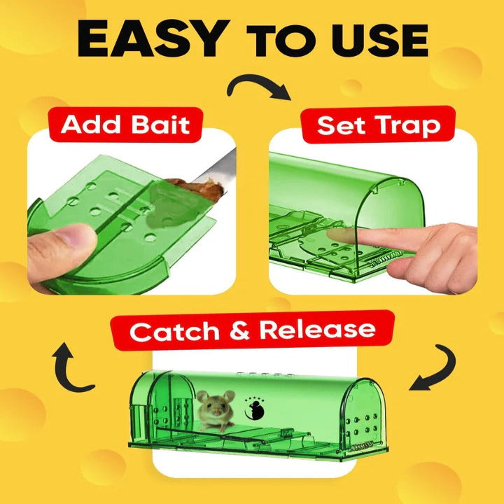 Pièges à souris Easy Catch, lot de 4