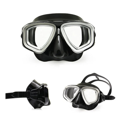Masque de plongée durable avec sangle en caoutchouc souple