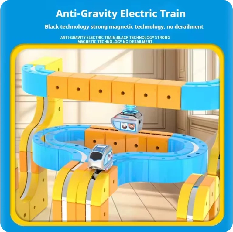 Kit de construction de train Maglev télécommandé Fun Kids