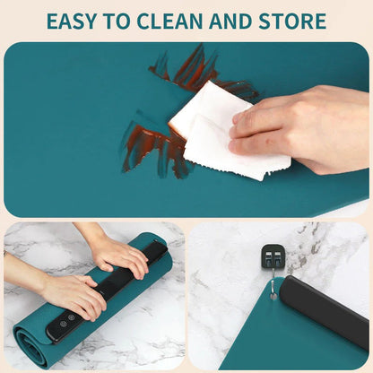 Plateau chauffant numérique portable avec thermostat