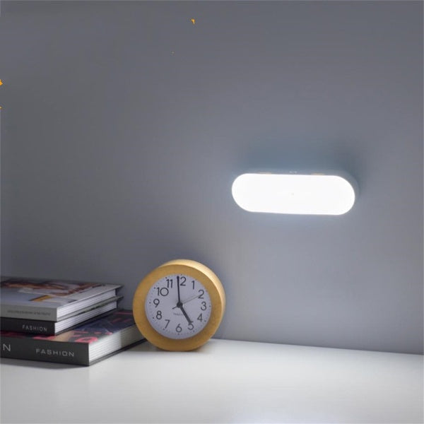Rechargeable Motion-Activated Under-Cabinet Light Strip – Stick-On LED Puck for Pantry, Wardrobe, Hallway, Night Navigation – USB-Powered
