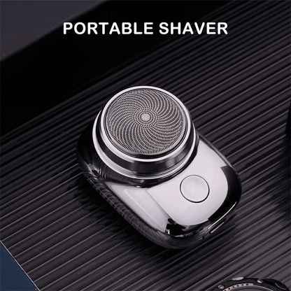 Compact USB Rechargeable Travel Shaver for Men with Cordless Design & Portable Carry Case for Business Trips & Gym