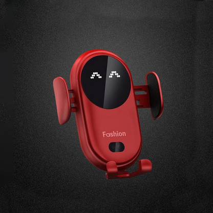 Automatic Qi-Enabled Vehicle Mounting Charger with Adjustable Grip for iPhone & Android Dashboard or Vent