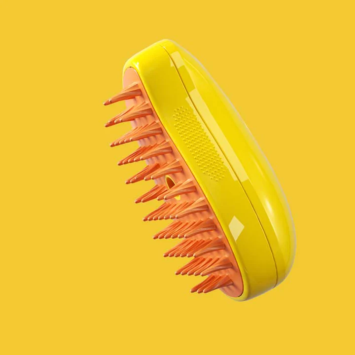 USB Rechargeable Cat & Dog Grooming Comb with Gentle Vapor Technology for Shedding & Detangling | Pet Brush for Cats Dogs Small Animals | An