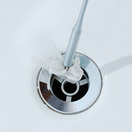 Flexible Drain Snake Tool with Hook for Clogged Pipes, Sinks, Tubs & Showers | Home Plumbing Unclogger