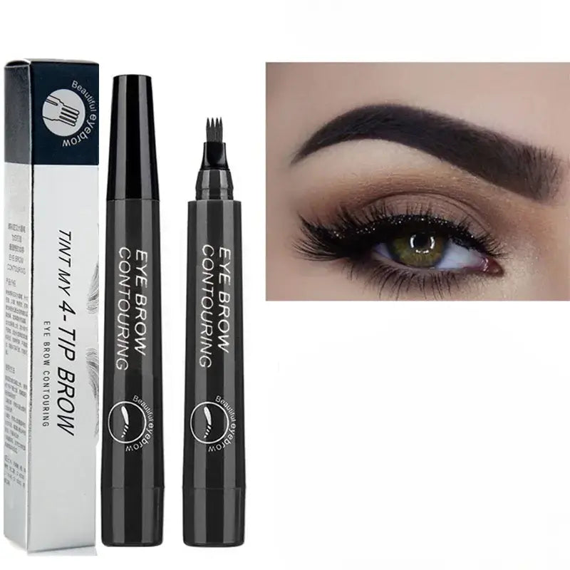 Precision Tip Brow Pencil Long-Lasting Waterproof Makeup for Natural Fuller Arches Microblading Effect
