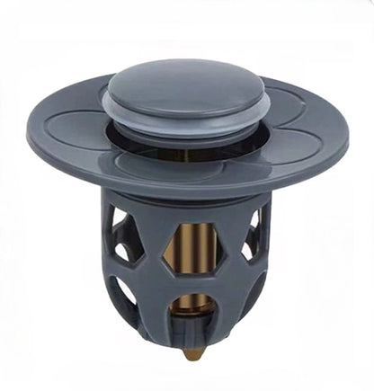 Pop-Up Drain Strainer Basket for Kitchen & Bathroom Sinks – Catches Hair, Food, Debris – Easy-Clean Mesh Filter Trap – Stainless Steel