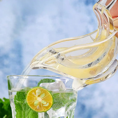 Handheld Citrus Press for Fresh Lemon Lime Orange Juice Kitchen Tool Easy Squeeze No Mess Beverage Cocktail Drink Maker Tea Water Fish Salad