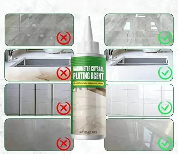 Advanced Surface Sealant for Stone, Wood & Tile Floors – Crystal-Clear Protective Finish for Kitchen Countertops, Hardwood, Marble & Granite